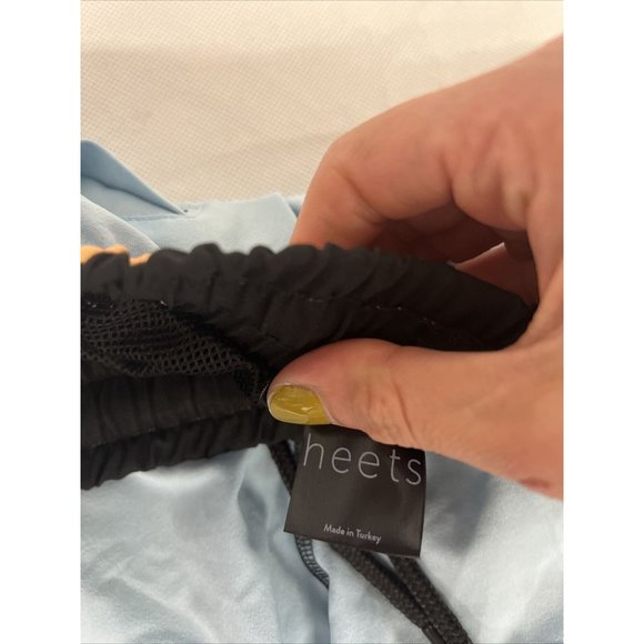 mens Heets colorblock blue orange black sz small s mens basketball - Picture 4 of 6